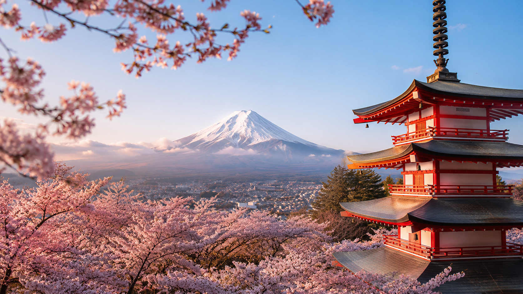 Spring blossoms in Japan