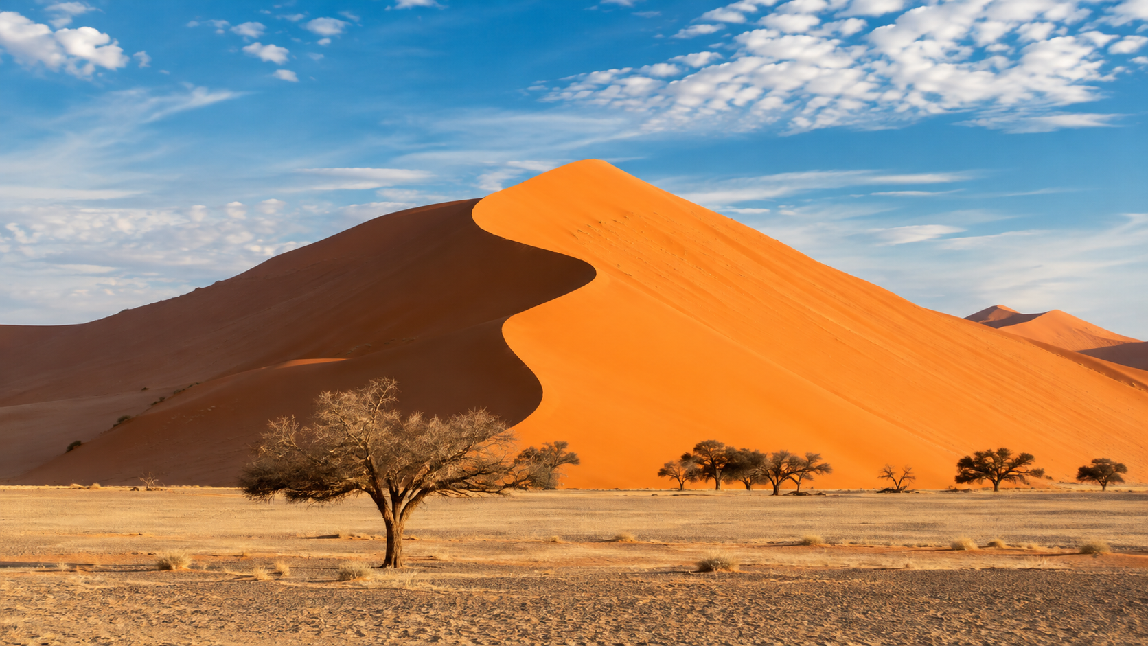 Red dunes in Namibia